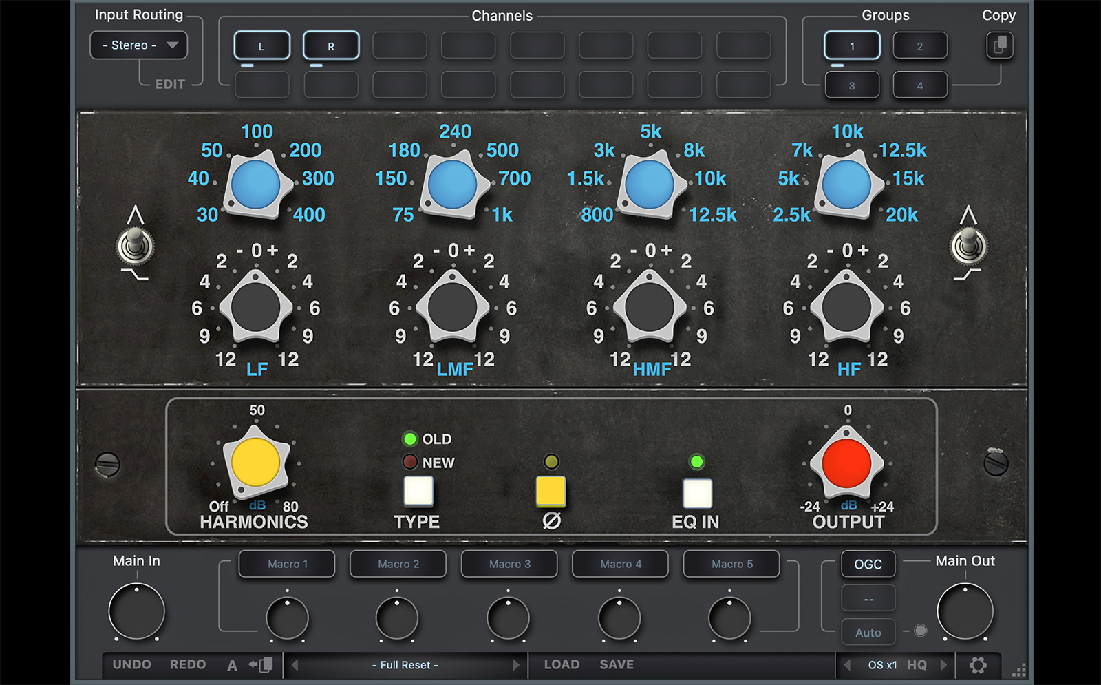 Red Rock Sound AQ550B EQ (API 4 Band EQ)